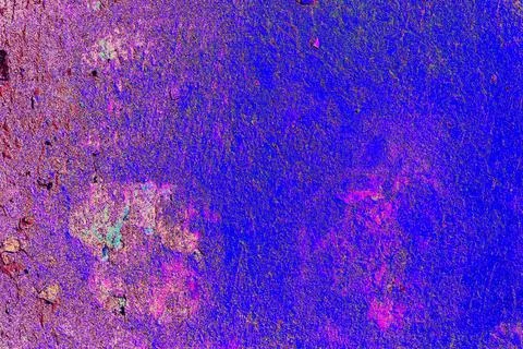 Tiled wall with knocked down square tiles, rough grunge background, cracks .. 스톡 일러스트