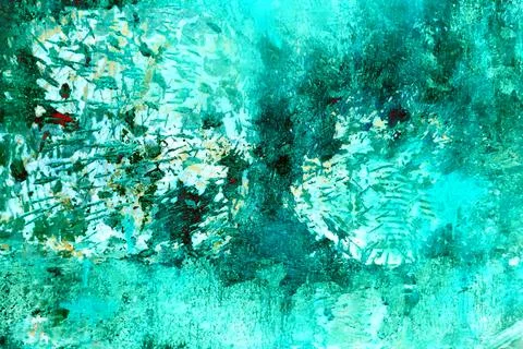 Tiled wall with knocked down square tiles, rough grunge background, cracks .. 스톡 일러스트
