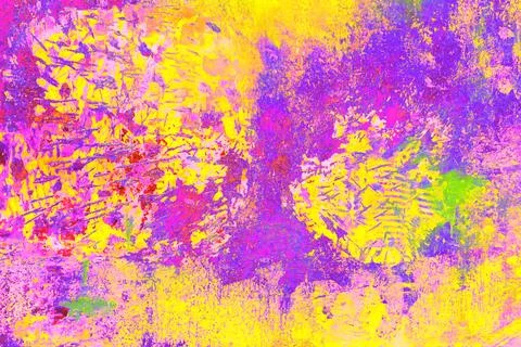 Tiled wall with knocked down square tiles, rough grunge background, cracks .. Stock Illustration