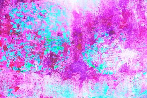 Tiled wall with knocked down square tiles, rough grunge background, cracks an 스톡 일러스트