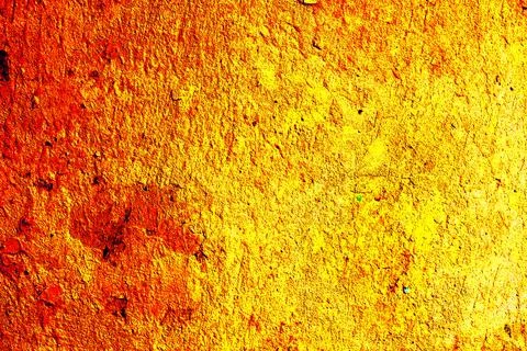 Tiled wall with knocked down square tiles, rough grunge background, cracks .. Stock Illustration