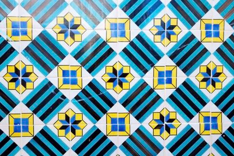 Tiled wall Stock Photos