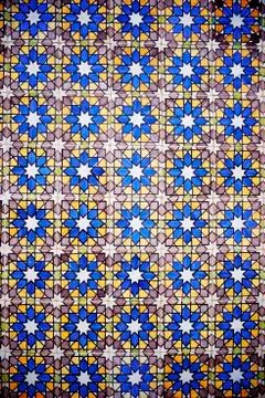 Tiled wall Stock Photos