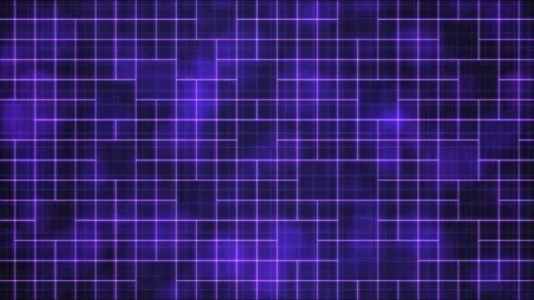 Tiled Wireframe Background Animation - Loop Purple Stock Footage 74357304