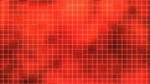 Tiled Wireframe Background Animation - Loop Red Stock Footage 74359562