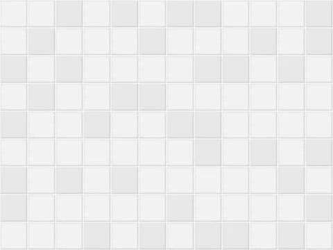 Tiles bathroom seamless backdrop. Gray wall pattern. White ceramic texture Illustrazione stock