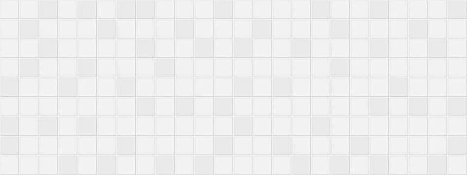 Tiles bathroom seamless pattern. Grey ceramic wall. Kitchen or bathroom interior Stock Illustration
