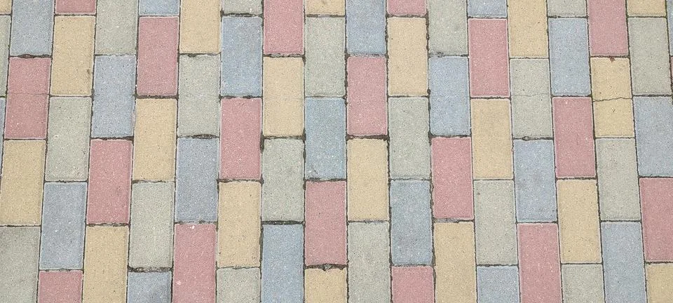 Tiles bricks floor texture phono Stock Photos