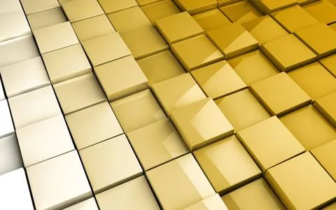 Tiles cubes formation background Abstract image of cubes background in ora... 写真素材