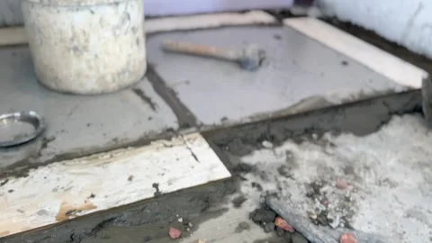 Tiles cutting Stock Footage 320187681