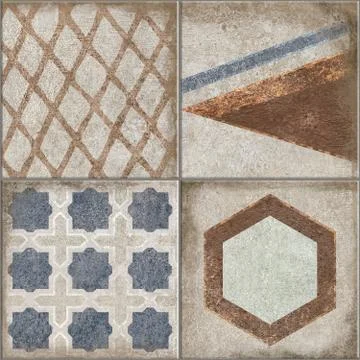 Tiles design 库存插图