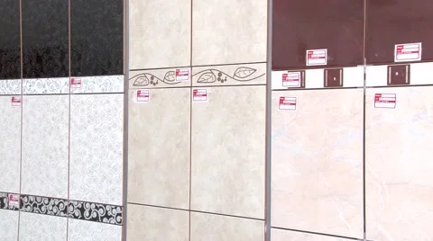 Tiles for house Stock Footage 45670538