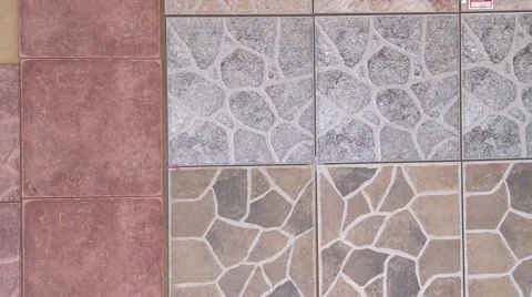 Tiles for house Stock Footage 45671331