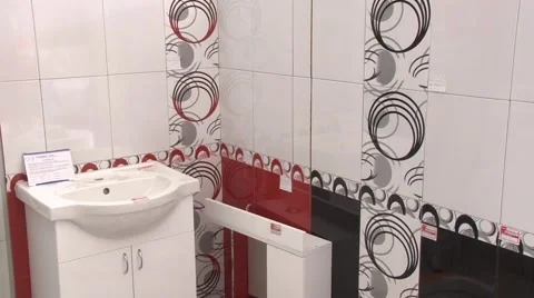 Tiles for house Stock Footage 45671543