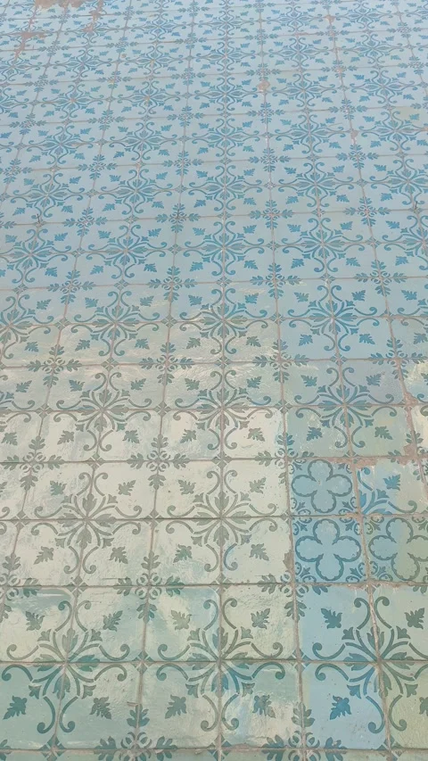 Tiles in Lisbon Video stock 315811990