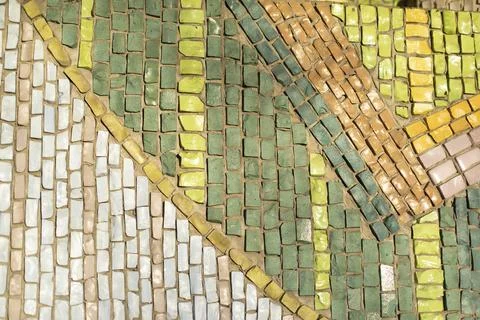 Tiles made of stone. pattern of shards of glass. Foto stock