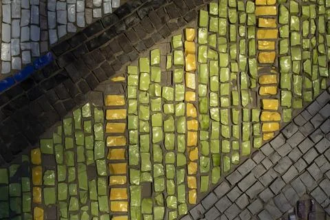 Tiles made of stone. pattern of shards of glass. Foto stock