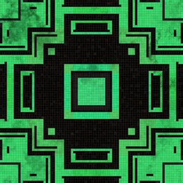 Tiles mosaic generated seamless texture 스톡 일러스트