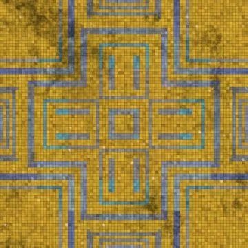 Tiles mosaic generated seamless texture Stockillustratie