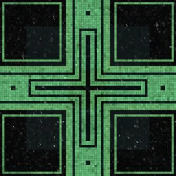 Tiles mosaic generated seamless texture Stockillustratie