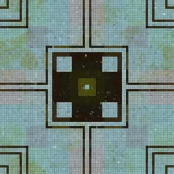 Tiles mosaic generated seamless texture 스톡 일러스트