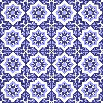 Tiles pattern vector. Talavera pattern. Stock Illustration