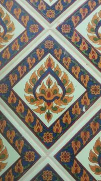 Tiles wallpaper Stock Photos