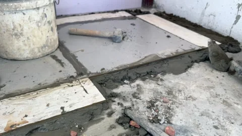 Tiles work Stock-Footage 320220274