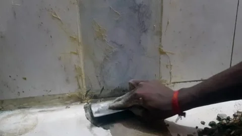 Tiles work Stock Footage 322929955