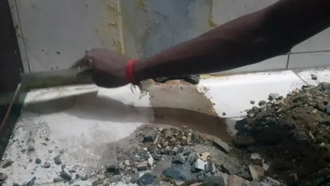 Tiles work Stock Footage 322930004