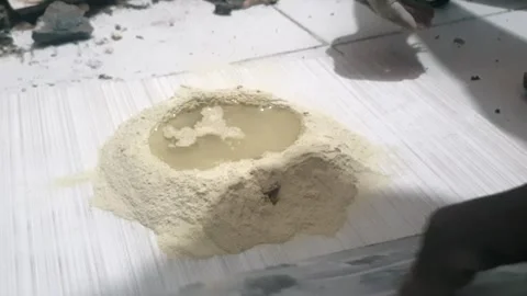 Tiles work Stock Footage 322930188