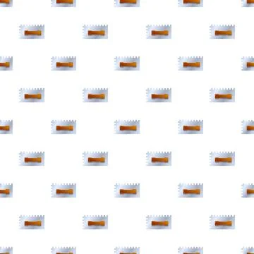 Tiling trowels pattern for construction and renovation work Stockillustratie