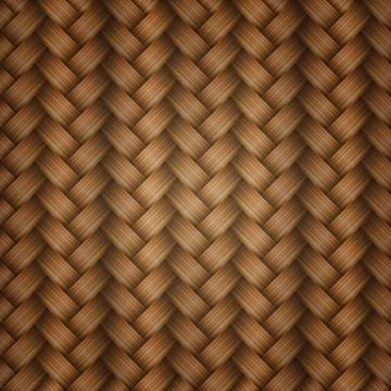 Tiling wicker texture Illustrazione stock