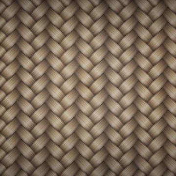 Tiling wicker texture Stock Illustration