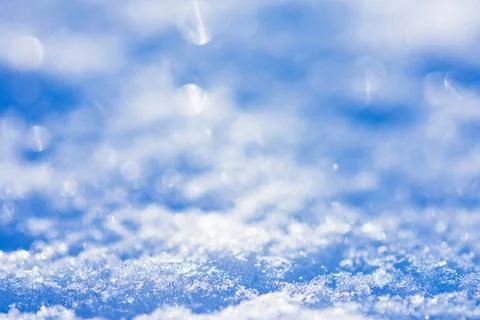 Tillable snow texture. Winter white background. Background of fresh snow. Stock Photos