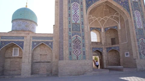 Tillya Sheikh Mosque Stock Footage 259640503