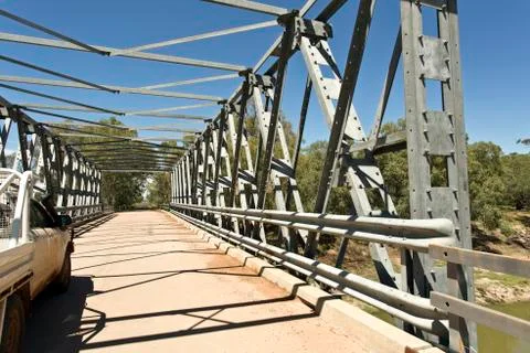 Tilpa Darling River Bridge Stock Photos