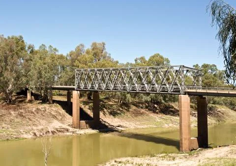 Tilpa Darling River Bridge Stock Photos