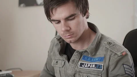 Tilt up and down of man playing electric guitar Stock Footage 50244782