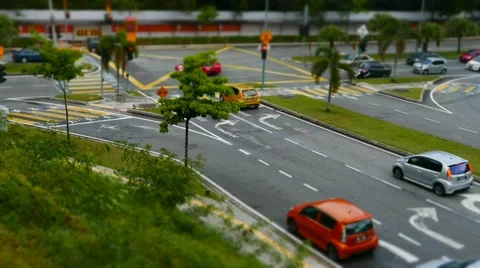 Tilt and shift timelapse Stock Footage 47770649