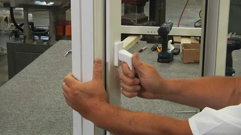 "Tilt and Turn" Window checking Stock Footage 133614697