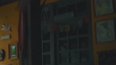 Tilt up at the bar outside Stock Footage 151917030