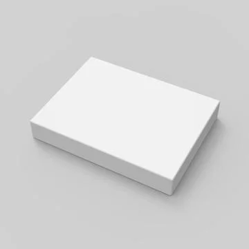 Tilt blank paper box Stock-Illustration