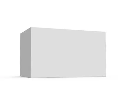 Tilt blank paper box 스톡 일러스트