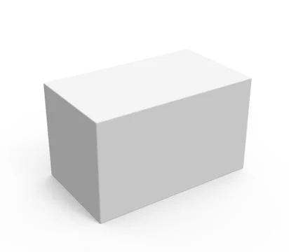 Tilt blank paper box 스톡 일러스트