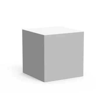 Tilt blank paper box Stock-Illustration