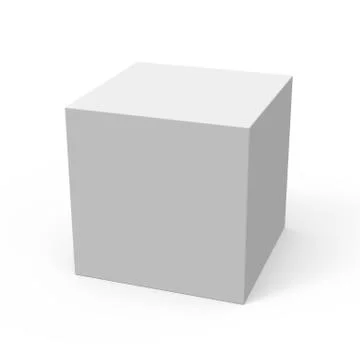 Tilt blank paper box 스톡 일러스트
