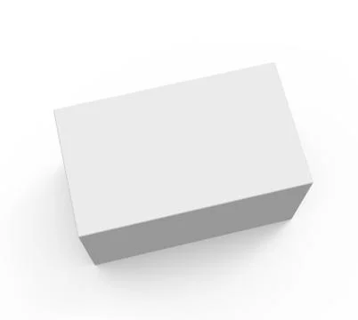 Tilt blank paper box 스톡 일러스트