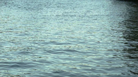 Tilt up to British lock at sunset Stock Footage 32888178