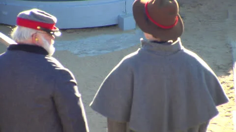 Tilt up to cannon prep Stock Footage 24457079